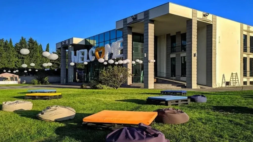 Grigol Robakidze University campus in Tbilisi, Georgia