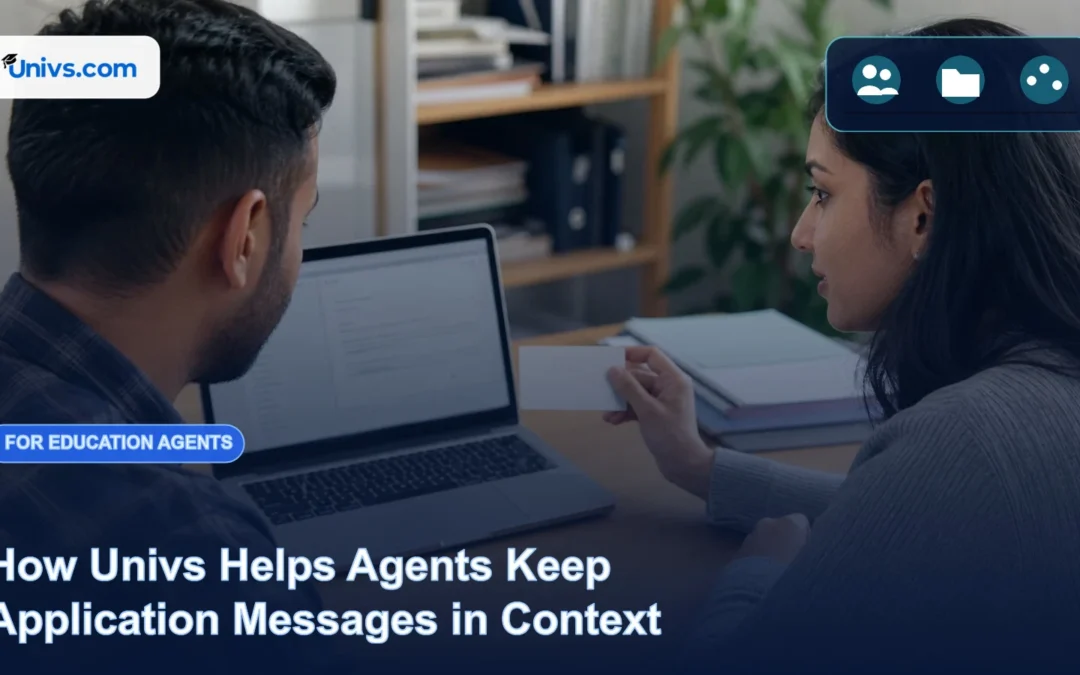 How Univs Helps Agents Keep Application Messages in Context