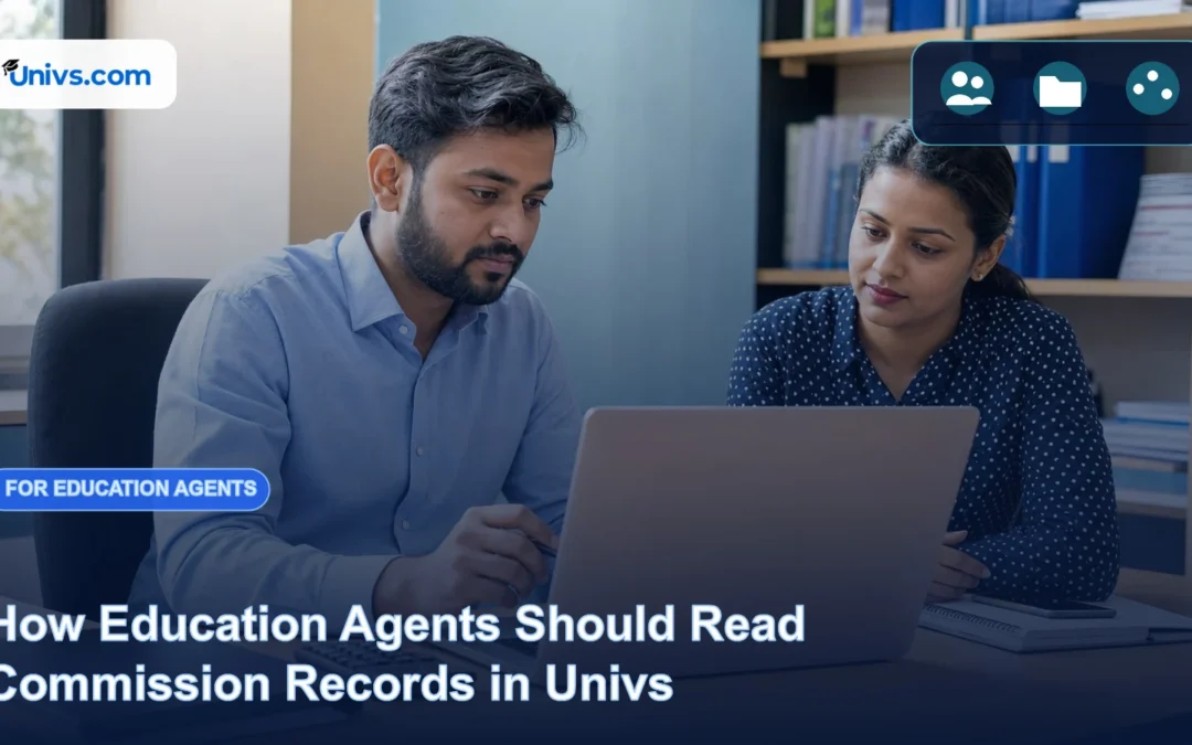How Education Agents Should Read Commission Records in Univs