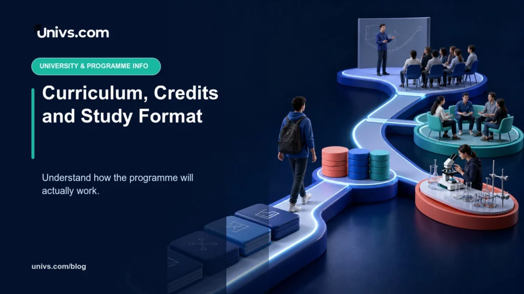 Curriculum, Credits and Study Format — Univs.com editorial guide