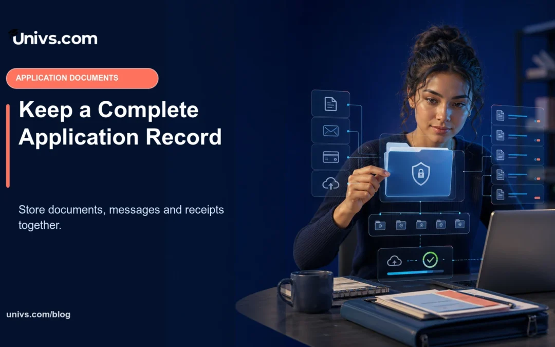 How to Keep a Complete University Application Record