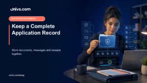 Keep a Complete Application Record — Univs.com editorial guide