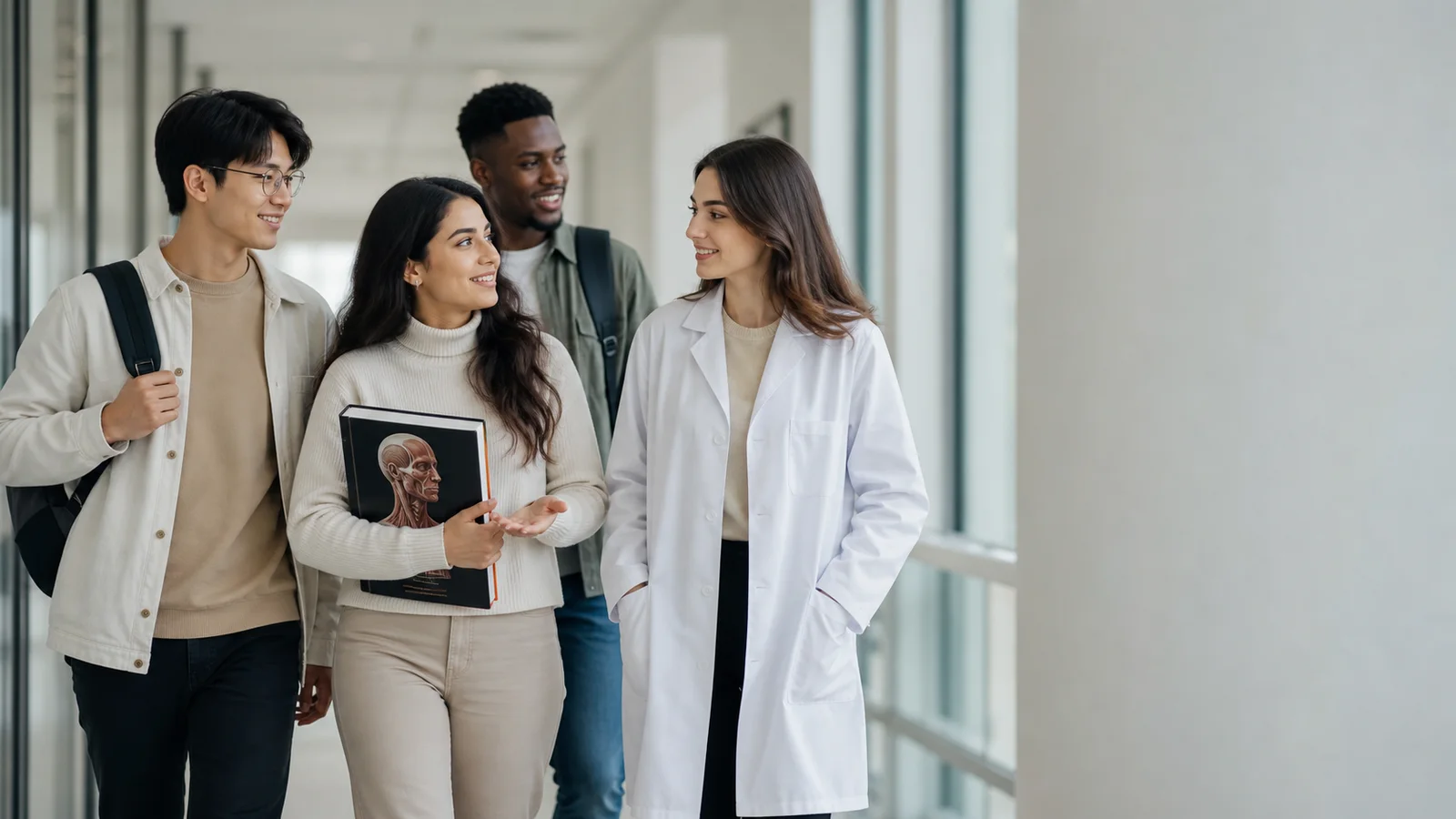 Realistic fictional editorial photograph for the Univs guide MBBS in Georgia Duration: Six-Year MD and Clinical Training
