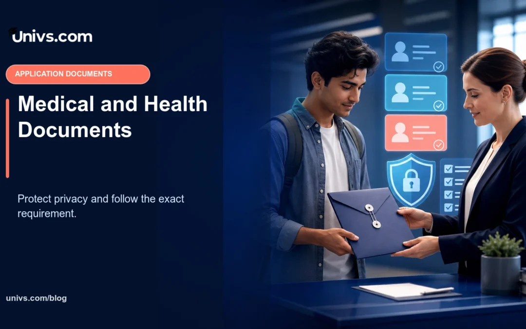 Medical and Health Documents for University Admission