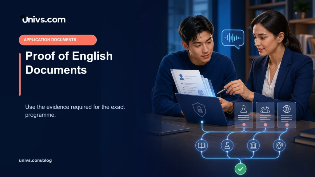 Proof of English Documents — Univs.com editorial guide