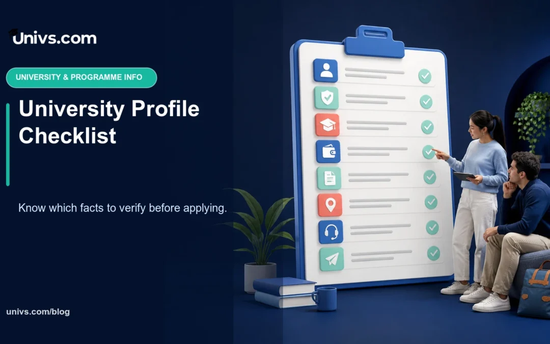 University Profile Checklist for International Students