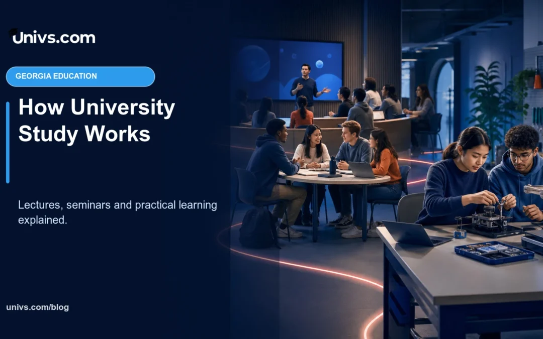 Lectures, Seminars and Study at Georgian Universities
