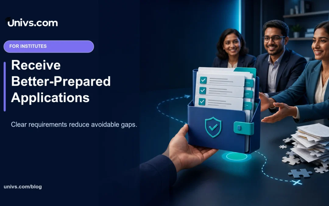 How Univs Helps Institutes Receive Better Applications
