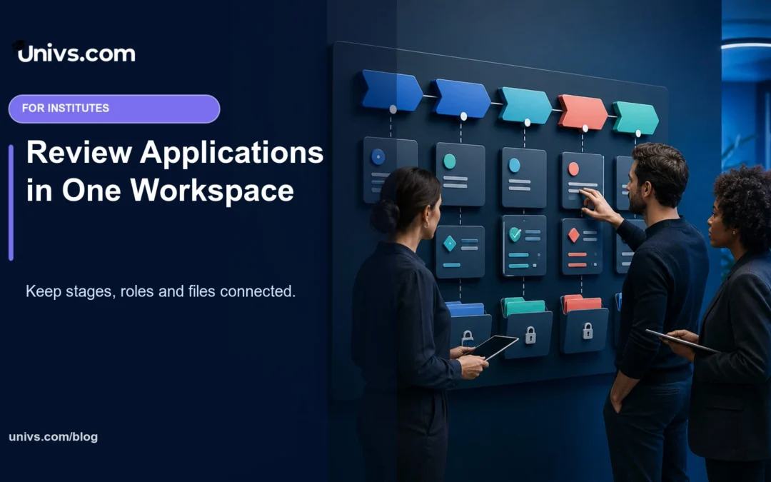How Institute Teams Review Applications on Univs