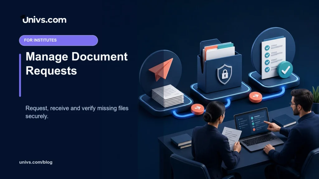 Manage Document Requests — Univs.com editorial guide