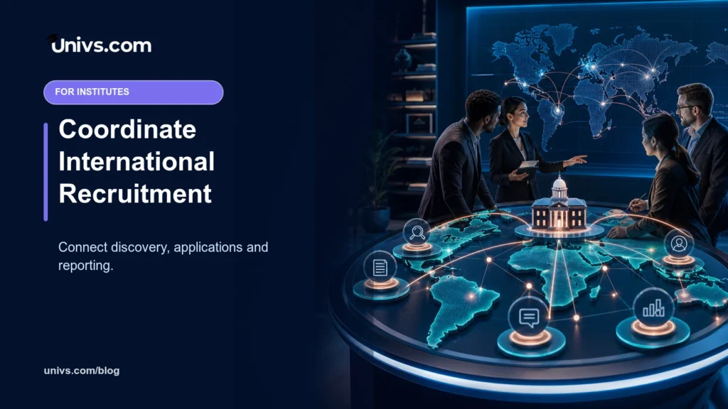 Coordinate International Recruitment — Univs.com editorial guide