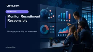 Monitor Recruitment Responsibly — Univs.com editorial guide
