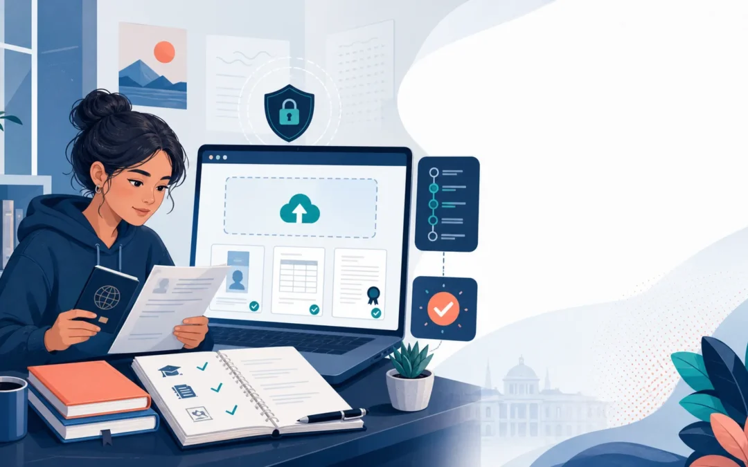 How to Upload University Application Documents on Univs