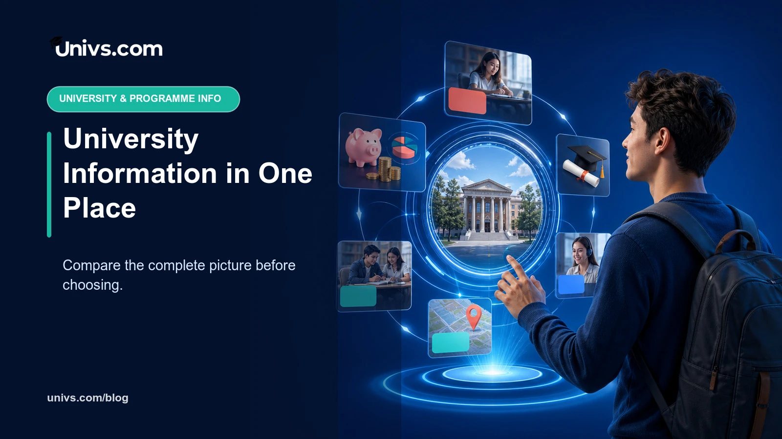 University Information in One Place — Univs.com editorial guide
