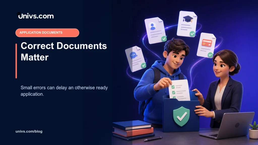 Correct Documents Matter — Univs.com editorial guide